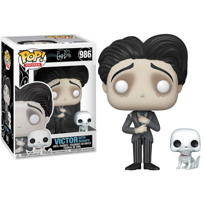 Corpse Bride - Pop! Movies - Victor with Scraps n°986