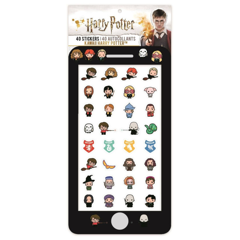 Harry Potter - Set de 40 stickers Kawaii