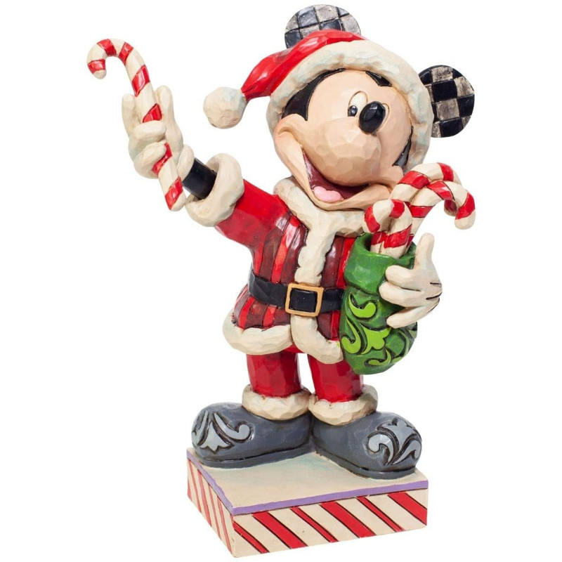 Disney - Traditions - Santa Mickey with Candy Canes "Peppermint Surprise"
