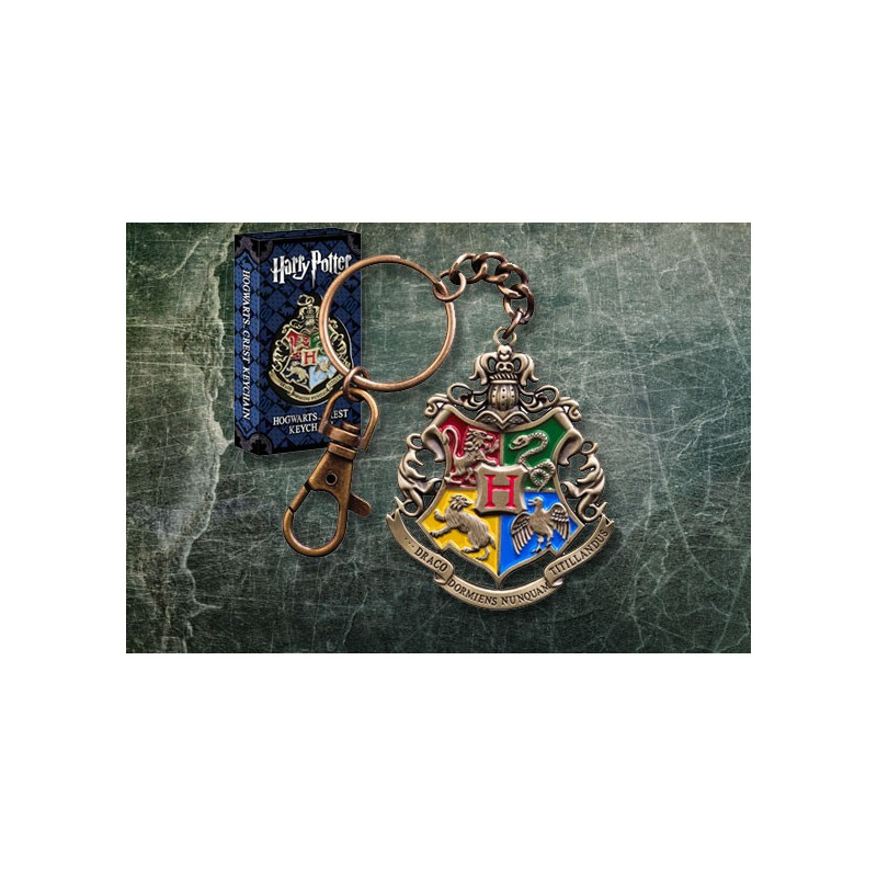 Harry Potter - Porte-clé métal Hogwarts Crest