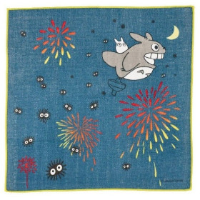 Mon voisin Totoro - Mouchoir brodé Totoro Feu d'artifice