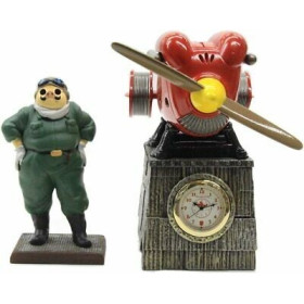 Porco Rosso - Figurine diorama Horloge Hydravion Savoia S.21 avec Marco