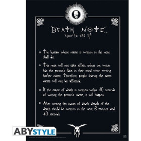 Death Note - poster Rules