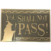 Lord of the Rings - Paillasson tapis caoutchouc You Shall Not Pass