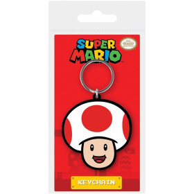 Super Mario - porte-clé PVC Toad