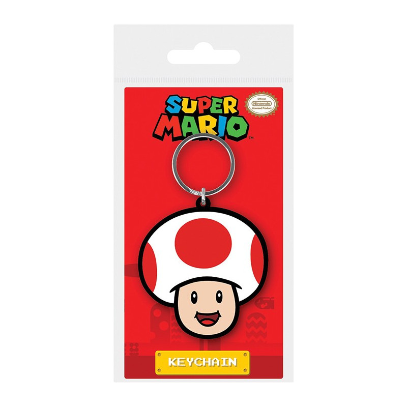 Super Mario - porte-clé PVC Toad