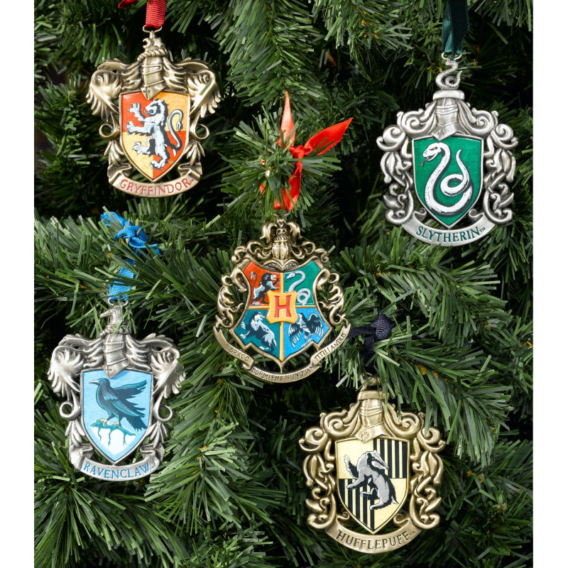 Harry Potter - Set ornements de sapin de Noël Hogwarts