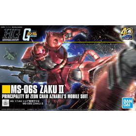 Gundam - HGUC 1/144 MS-06S ZAKU II