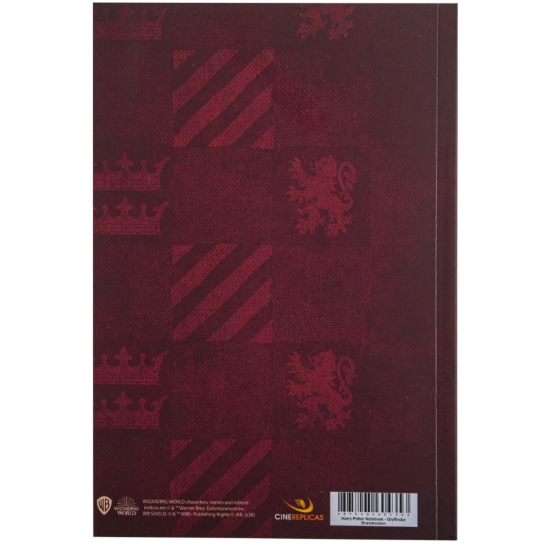 Harry Potter - Carnet 128 pages Gryffindor