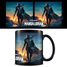 Star Wars : The Mandalorian - Mug Nightfall (intérieur noir)