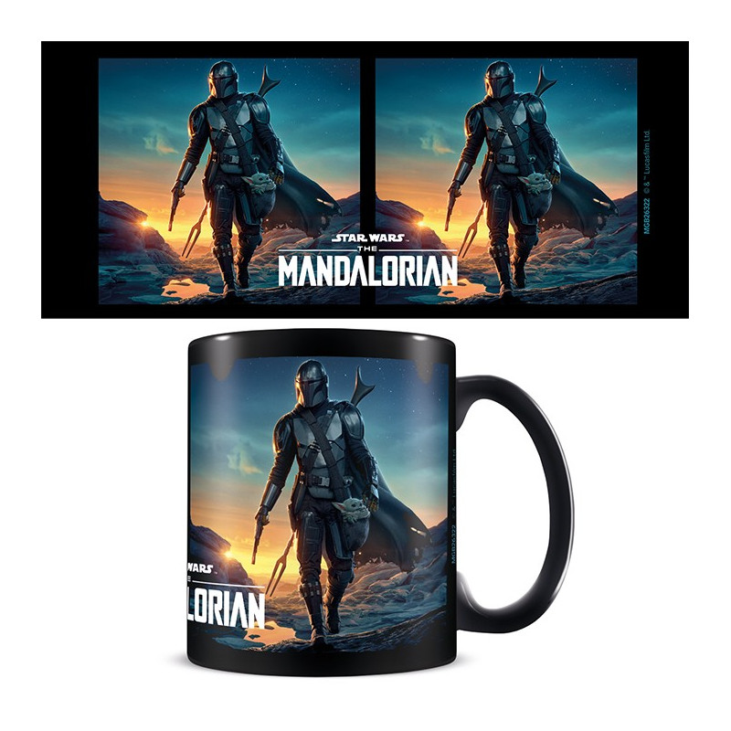 Star Wars : The Mandalorian - Mug Nightfall (intérieur noir)