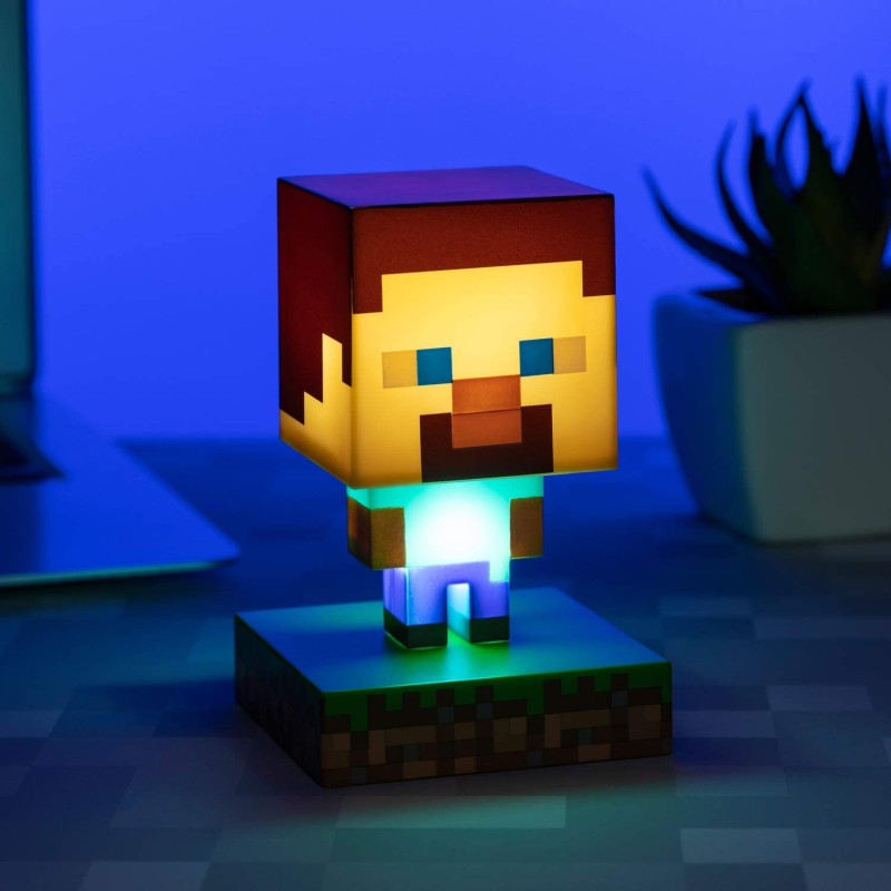 Minecraft - Lampe veilleuse Steve 11 cm