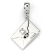Harry Potter - Breloque plaqué argent Lettre Hogwarts