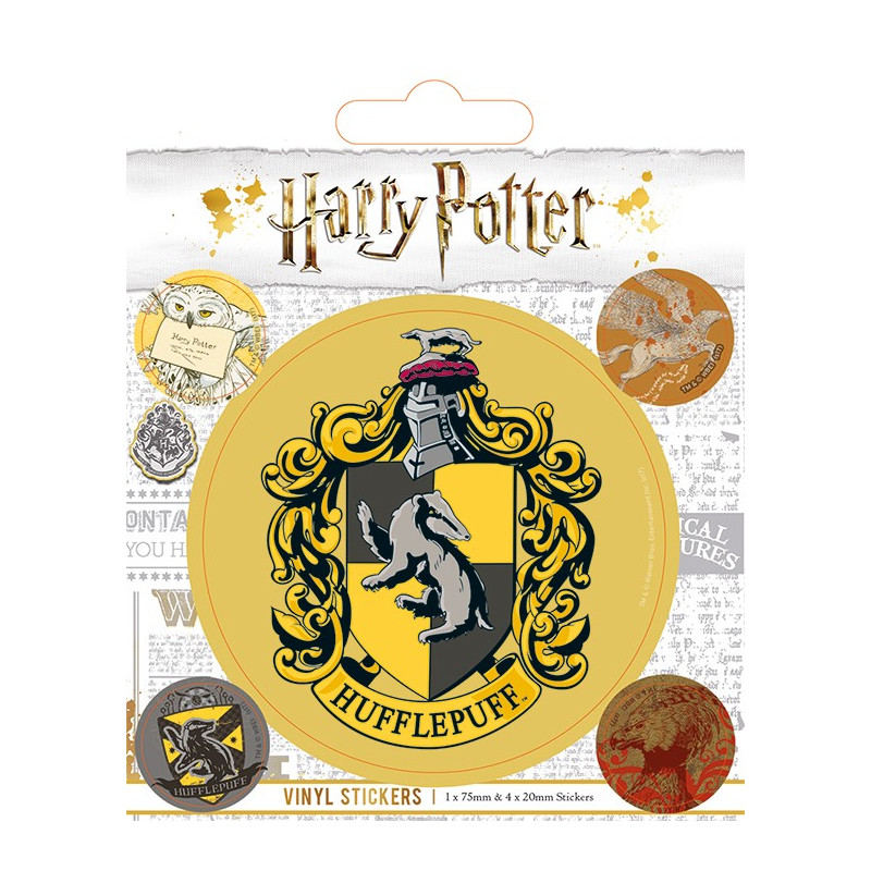 Harry Potter - set de stickers Hufflepuff