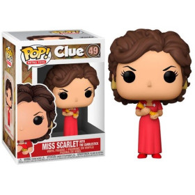 Clue - Pop! Retro Toys - Miss Scarlet with The Candlestick n°49