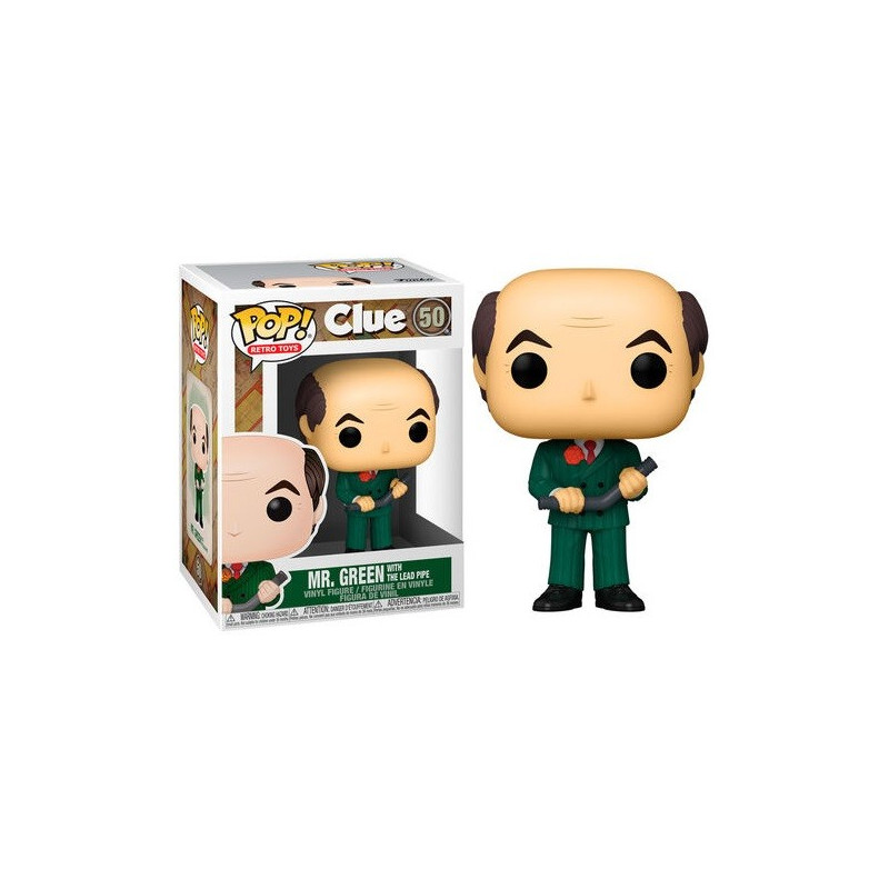 Clue - Pop! Retro Toys - Mr Green with The Lead Pipe n°50