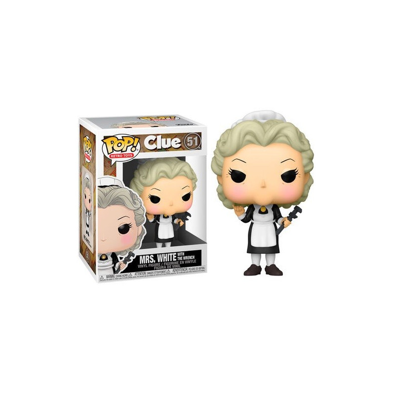 Clue - Pop! Retro Toys - Mrs White with The Wrench n°51