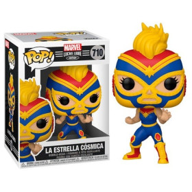 Marvel - Pop! Lucha Libre - Captain Marvel La Estrella Cosmica n°710