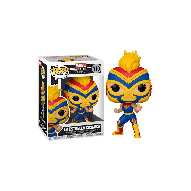 Marvel - Pop! Lucha Libre - Captain Marvel La Estrella Cosmica n°710