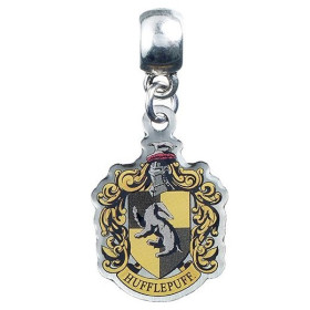 Harry Potter - Breloque plaqué argent Hufflepuff