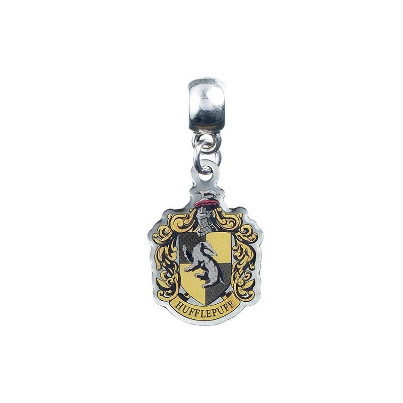 Harry Potter - Breloque plaqué argent Hufflepuff