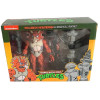 Tortues Ninja - TMNT - Pack 2 figurines Triceraton Infantryman & Roadkill Rodney