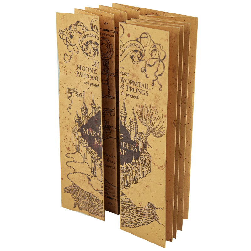 Harry Potter - Carnet + petite réplique Marauder's Map