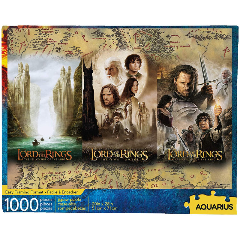 Lord of the Rings - Puzzle Triptyque (1000 pièces)