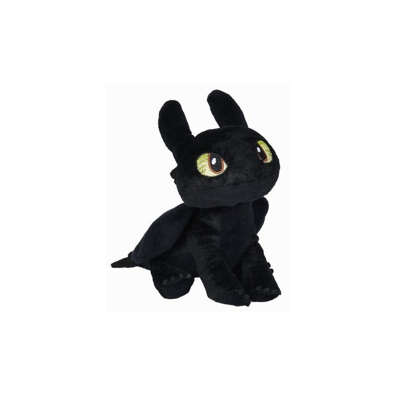 How to train your Dragon - Dragons - Peluche Toothless Krokmou 25 cm - Imagin'ères