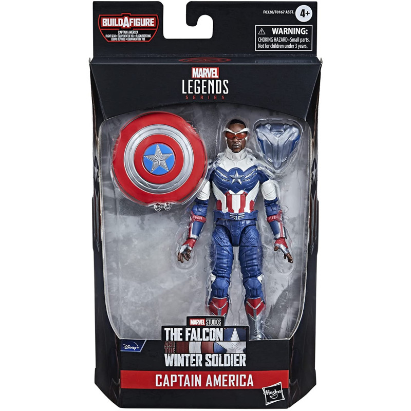 Marvel Legends - Captain America Flight Gear Series - Figurine Captain America (FATWS)