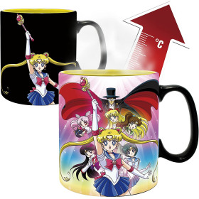 Sailor Moon - Mug thermo-réactif Groupe
