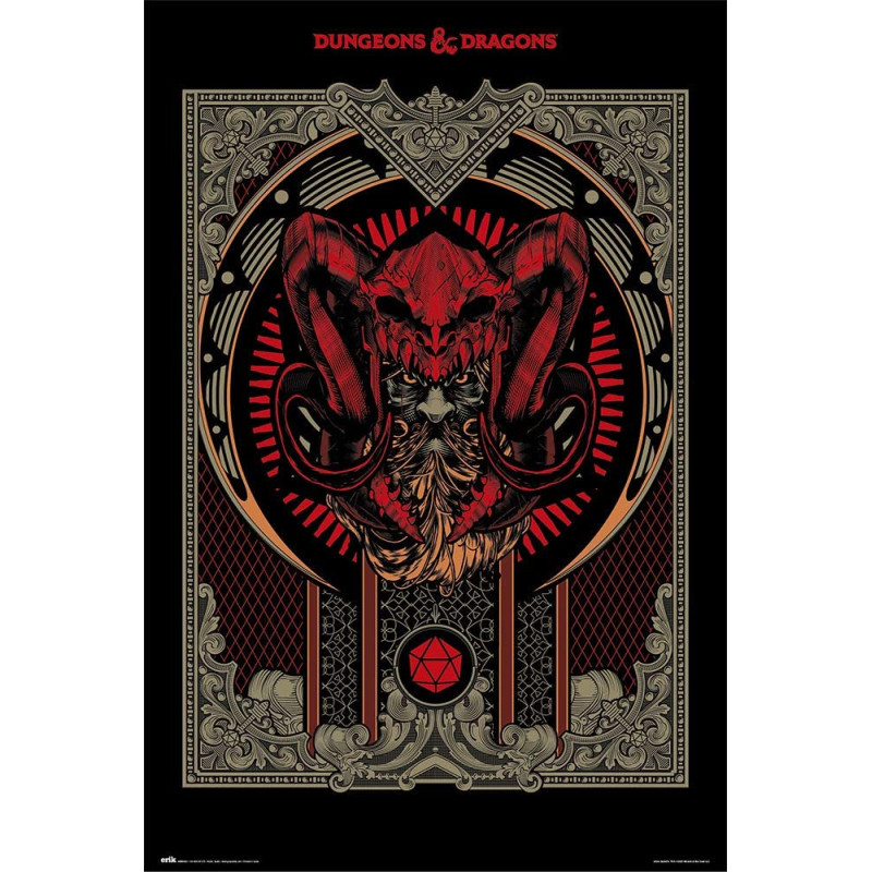 Dungeons & Dragons - Grand poster Players Handbook (61 x 91,5 cm)