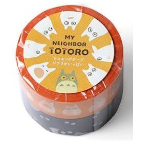 Mon Voisin Totoro - Set de 2 rouleaux Noiraudes et Totoro blanc