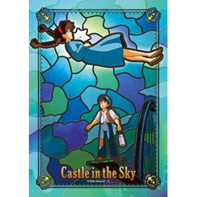 Le Château dans le Ciel (Laputa Castle in the Sky) - Puzzle vitrail 208 pièces