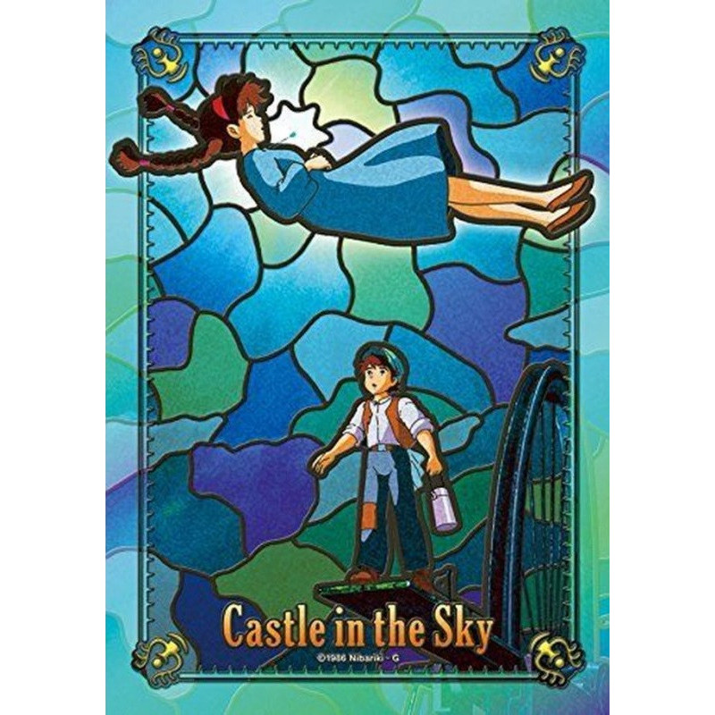 Le Château dans le Ciel (Laputa Castle in the Sky) - Puzzle vitrail 208 pièces