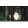 Mon voisin Totoro - poster en bois laminé Arrêt de Bus 37,5 x 20,5 cm