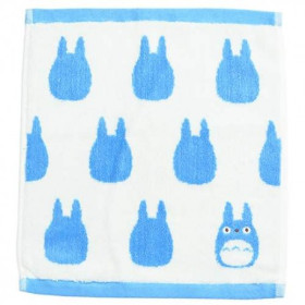 Mon Voisin Totoro - Serviette motif bleu 33 x 36 cm