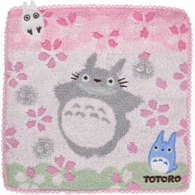 Mon voisin Totoro - Serviette Cerisiers 25 x 25 cm