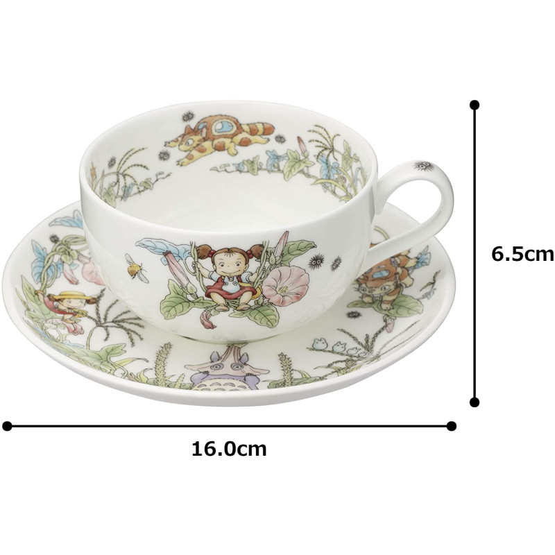 Mon voisin Totoro - Tasse porcelaine + sous-tasse Liseron