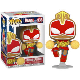 Marvel - Pop! - Holiday Gingerbread Captain Marvel n°936