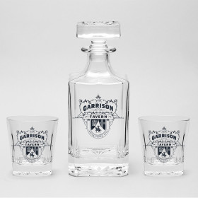 Peaky Blinders - Set Carafe décanteur + 2 verres Garrison Tavern