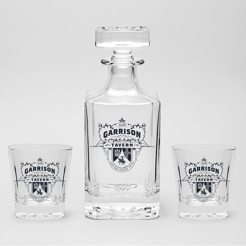 Peaky Blinders - Set Carafe décanteur + 2 verres Garrison Tavern
