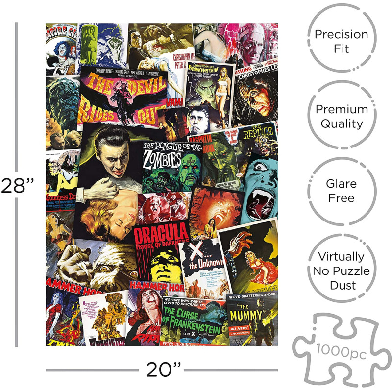 Hammer - Puzzle House of Horror 1000 pièces