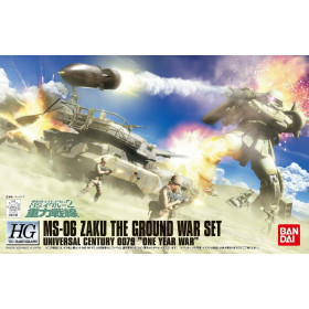 Gundam - HGUC 1/144 Zaku Ground attack set
