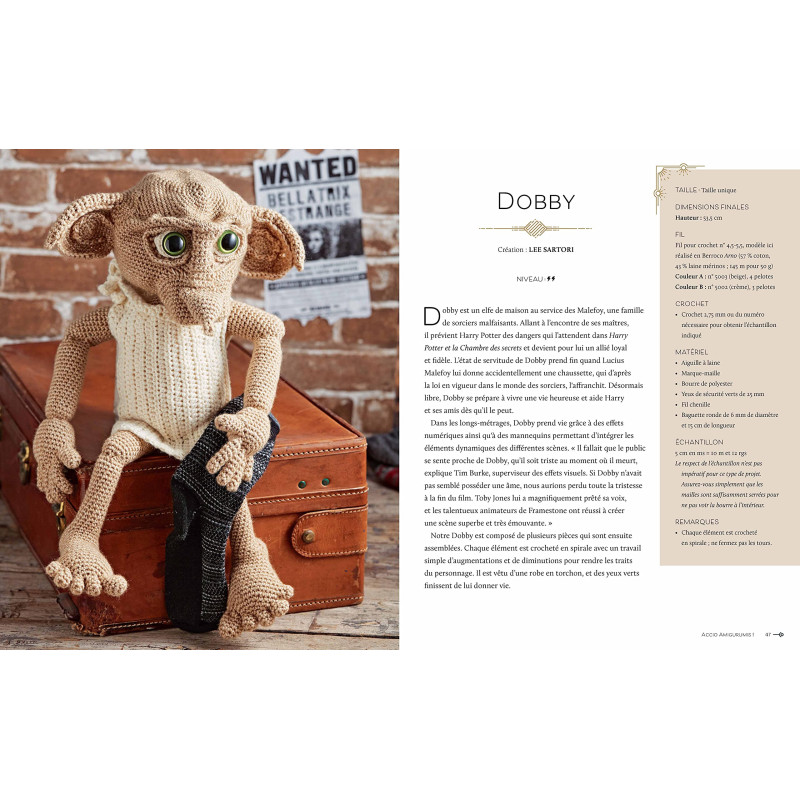 La magie du crochet : Le livre officiel des modèles de crochet Harry Potter
