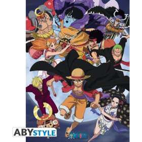 One Piece - poster Wano Raid (52 x 38 cm)
