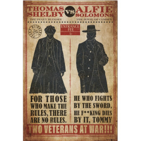 Peaky Blinders - Grand poster Thomas vs Alfie (61 x 91,5 cm)