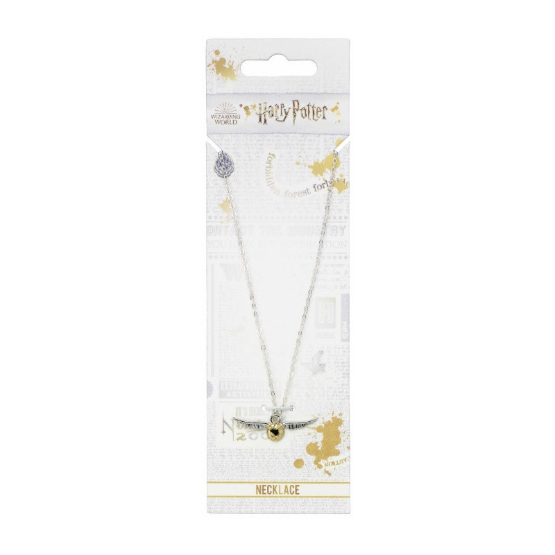 Harry Potter - Collier plaqué argent Vif d'Or - Imagin'ères