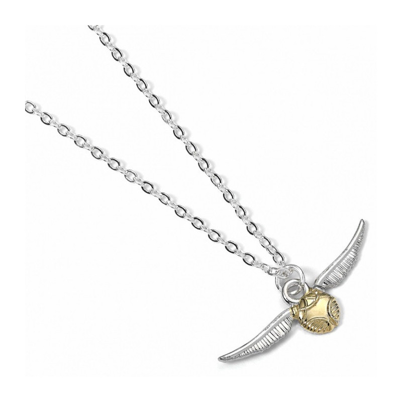 Harry Potter - Collier plaqué argent Vif d'Or