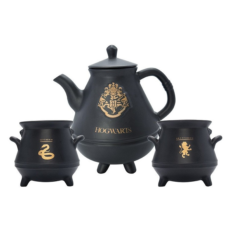 Harry Potter - Set théière avec deux tasses chaudrons